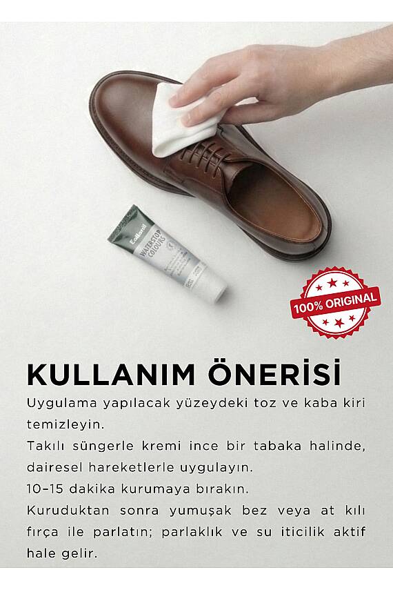 Collonil Tuna Waterstop Besleyici ve Su İtici Renksiz Deri Bakım Kremi 75 ml – Badem Yağlı 050 - 4