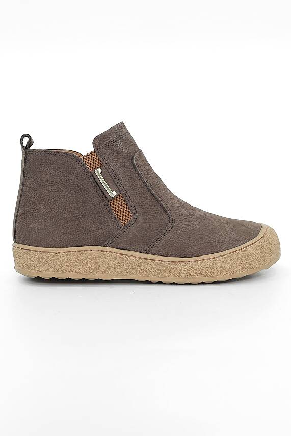 Hakiki Nubuk Deri Casual Kadın Bot - ZB0240 - 1