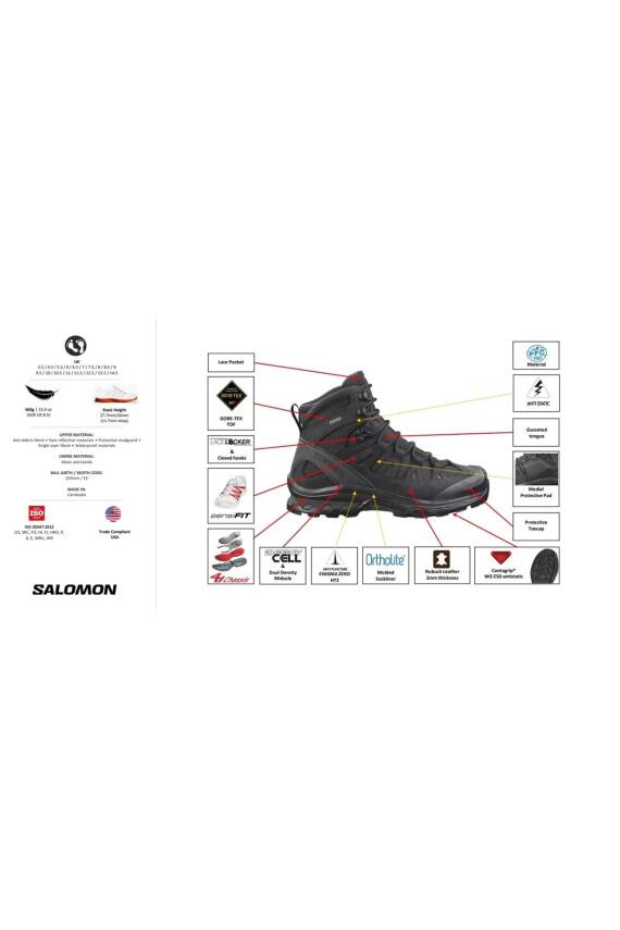Shoes Quest 4D Gtx Forces 2 En Erkek Taktik Bot-L40723200 - 5