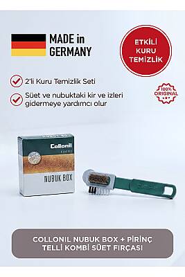 Tuna Collonil Süet ve Nubuk Temizleme Seti 2’li – Nubuk Box Ayakkabı Temizleme Silgisi + Combi Süet Nubuk Temizleme - Collonil